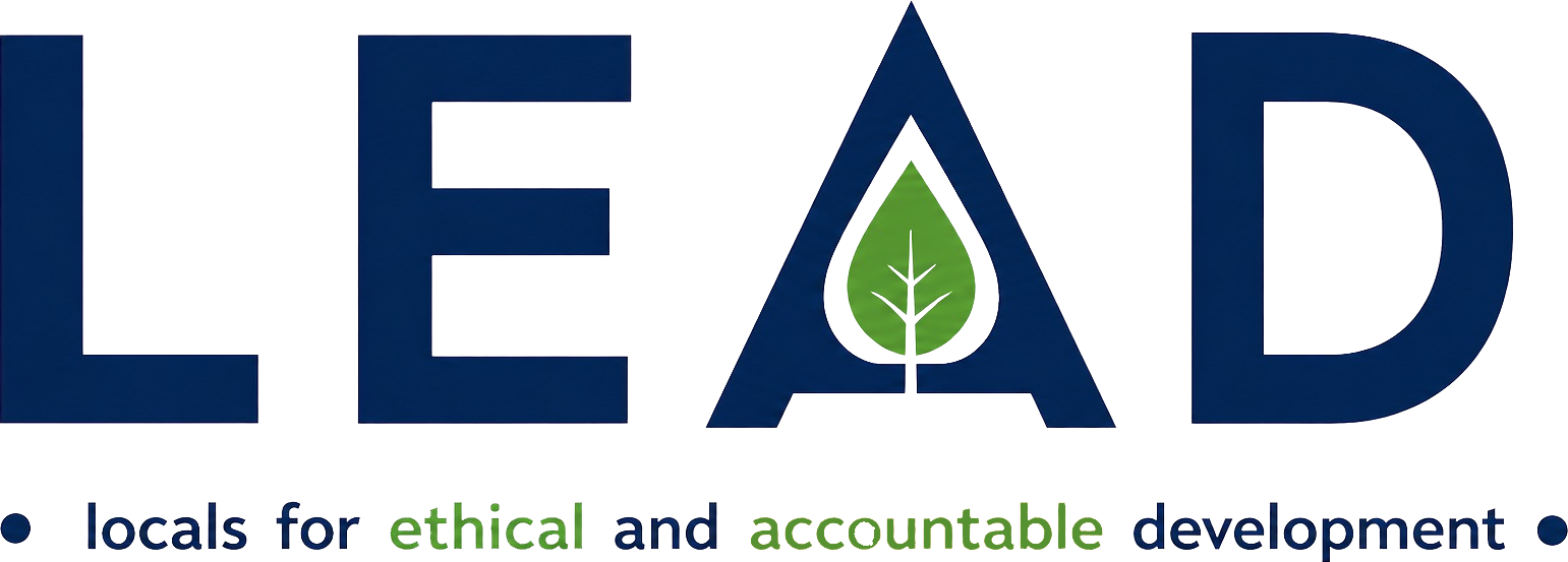 LEAD - Locals for Ethical & Accountable Development Logo
